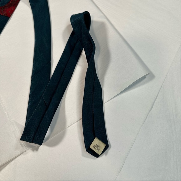 Vintage Western Patterned Tie - Wearable Art - Person Riding a Horse, Paisley - Picture 7 of 7